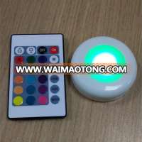 Battery Powered Wireless Remote Control Dimmable Under Cabinet LED Light, LED Push Light