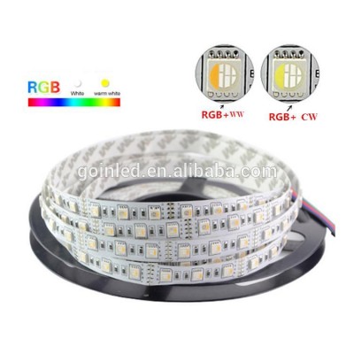 Flex LED strip SMD5050 rgbw CCT adjustable with Constant Current Regulator (CCR) 24V IP68 IP20 lights available