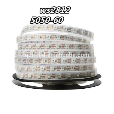 rubber sealing outdoor decoration led strips RGB LED strip 12V SMD5050 60LED per Meter waterproof IP68 available